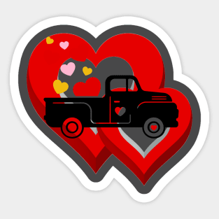 Truck Love Sticker